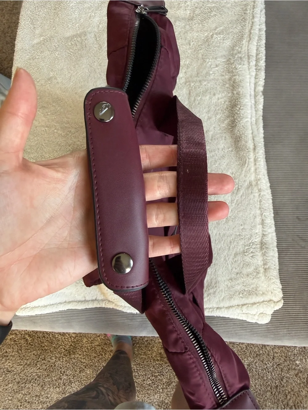 a new day versatile burgundy